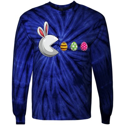 Easter Eggs Bunny Cute Holiday Tie-Dye Long Sleeve Shirt