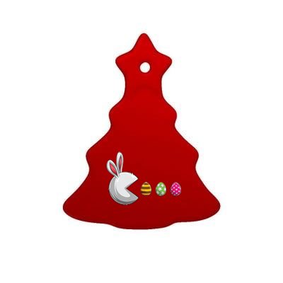 Easter Eggs Bunny Cute Holiday Ceramic Tree Ornament