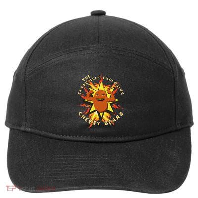 Extremely Explosive Cheesy Beans Star 7-Panel Snapback Hat