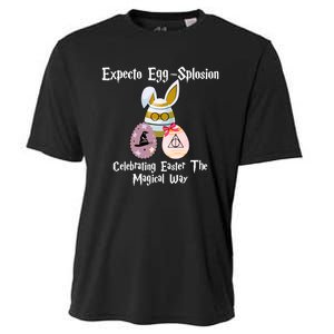 Expecto Eggsplosion Celebrating Easter The Magical Way Potter Easter Cooling Performance Crew T-Shirt