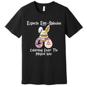 Expecto Eggsplosion Celebrating Easter The Magical Way Potter Easter Premium T-Shirt