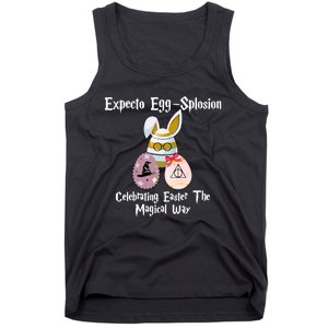 Expecto Eggsplosion Celebrating Easter The Magical Way Potter Easter Tank Top