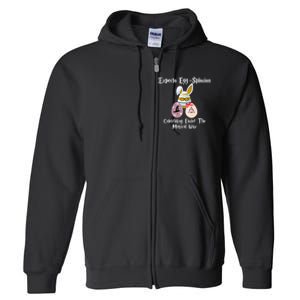 Expecto Eggsplosion Celebrating Easter The Magical Way Potter Easter Full Zip Hoodie