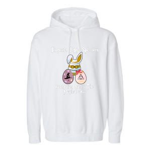 Expecto Eggsplosion Celebrating Easter The Magical Way Potter Easter Garment-Dyed Fleece Hoodie