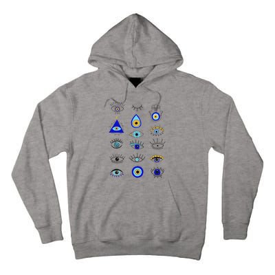 Evil Eye Curse Protection Hand of Hamsa Seeing Eyes Evil Eye Tall Hoodie