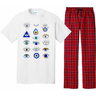 Evil Eye Curse Protection Hand of Hamsa Seeing Eyes Evil Eye Pajama Set