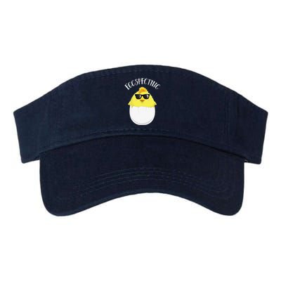 Eggspecting Easter Chick Spring Pregnancy Announcement Valucap Bio-Washed Visor