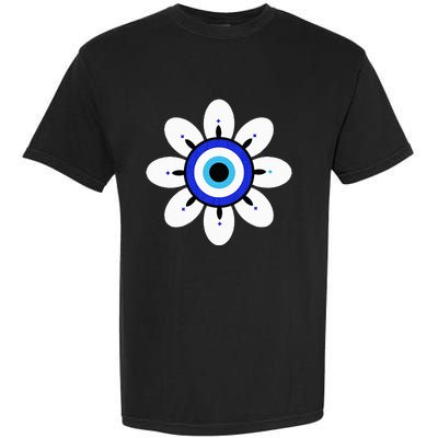 Evil Eye Cute Flower Esoteric Mystical Aesthetic Garment-Dyed Heavyweight T-Shirt