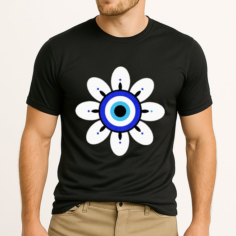 Evil Eye Cute Flower Esoteric Mystical Aesthetic Performance Shirt