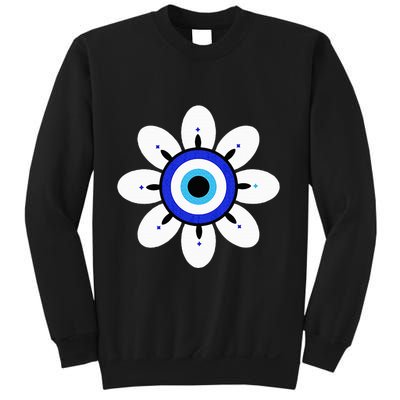 Evil Eye Cute Flower Esoteric Mystical Aesthetic Sweatshirt