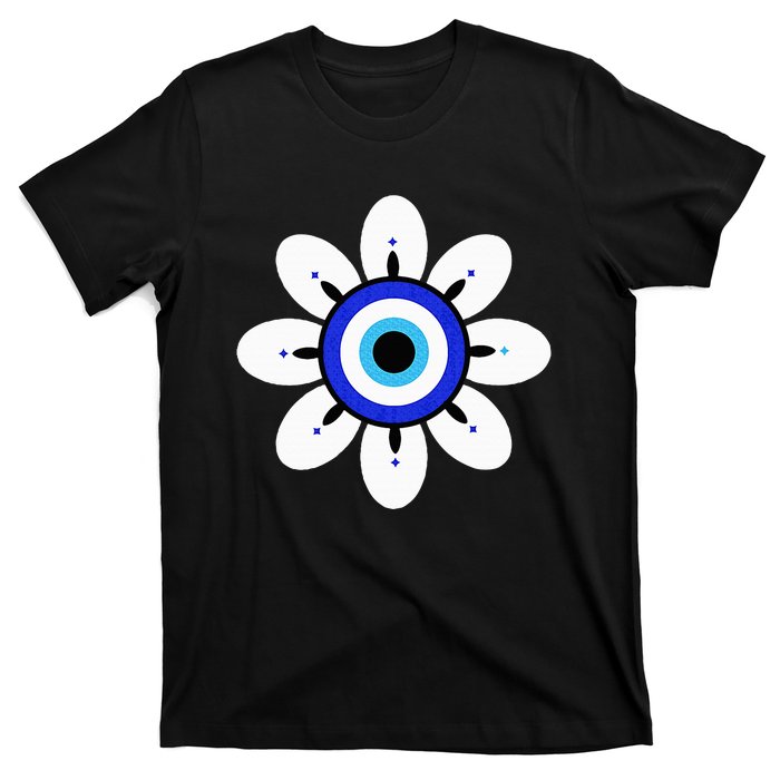 Evil Eye Cute Flower Esoteric Mystical Aesthetic T-Shirt