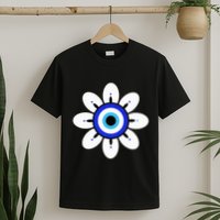 Evil Eye Cute Flower Esoteric Mystical Aesthetic T-Shirt