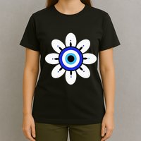 Evil Eye Cute Flower Esoteric Mystical Aesthetic T-Shirt