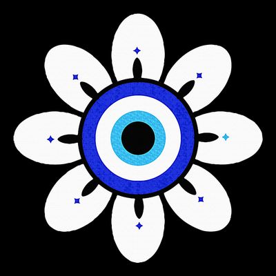 Evil Eye Cute Flower Esoteric Mystical Aesthetic T-Shirt