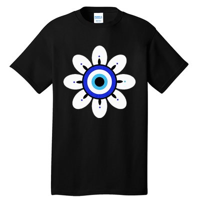 Evil Eye Cute Flower Esoteric Mystical Aesthetic Tall T-Shirt