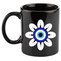 Evil Eye Cute Flower Esoteric Mystical Aesthetic 11oz C Handle Ceramic Mug