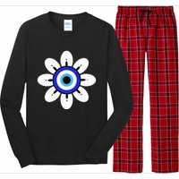 Evil Eye Cute Flower Esoteric Mystical Aesthetic Long Sleeve Pajama Set