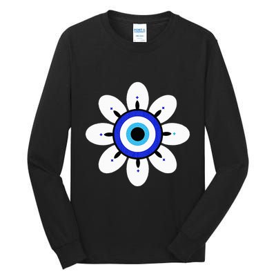 Evil Eye Cute Flower Esoteric Mystical Aesthetic Tall Long Sleeve T-Shirt