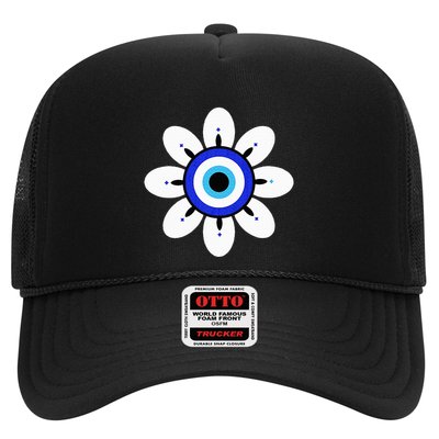 Evil Eye Cute Flower Esoteric Mystical Aesthetic Trucker Hat