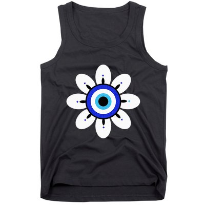 Evil Eye Cute Flower Esoteric Mystical Aesthetic Tank Top