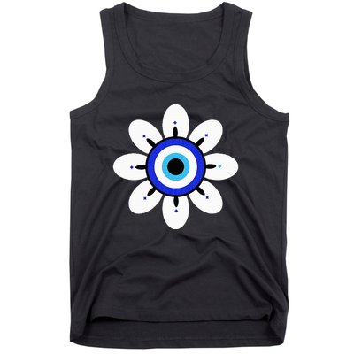 Evil Eye Cute Flower Esoteric Mystical Aesthetic Tank Top