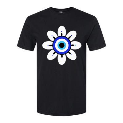 Evil Eye Cute Flower Esoteric Mystical Aesthetic Softstyle CVC T-Shirt