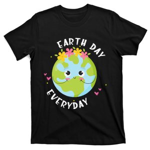 Earthday Everyday Cute Women Teacher T-Shirt