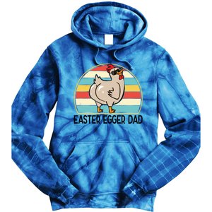 Easter Egger Chicken Dad Easter Egger Breed Dad Gift Tie Dye Hoodie