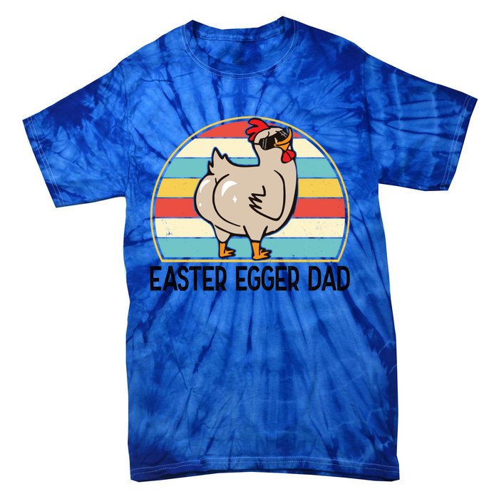 Easter Egger Chicken Dad Easter Egger Breed Dad Gift Tie-Dye T-Shirt