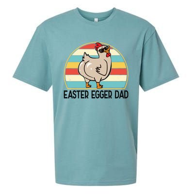 Easter Egger Chicken Dad Easter Egger Breed Dad Gift Sueded Cloud Jersey T-Shirt