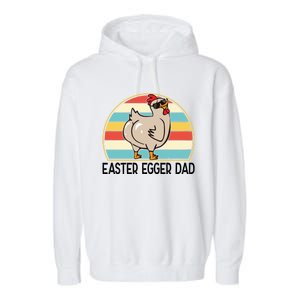 Easter Egger Chicken Dad Easter Egger Breed Dad Gift Garment-Dyed Fleece Hoodie