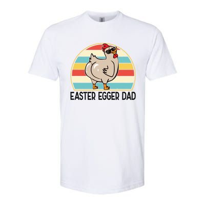 Easter Egger Chicken Dad Easter Egger Breed Dad Gift Softstyle CVC T-Shirt