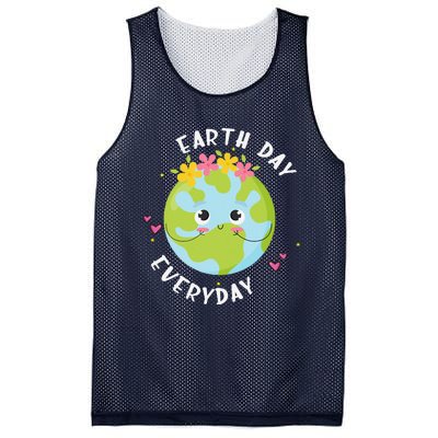 Earthday Everyday Cute Women Teacher Mesh Reversible Basketball Jersey Tank