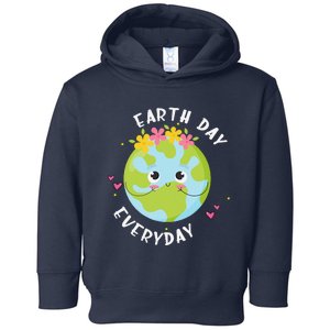 Earthday Everyday Cute Women Teacher Toddler Hoodie