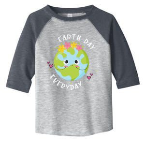 Earthday Everyday Cute Women Teacher Toddler Fine Jersey T-Shirt