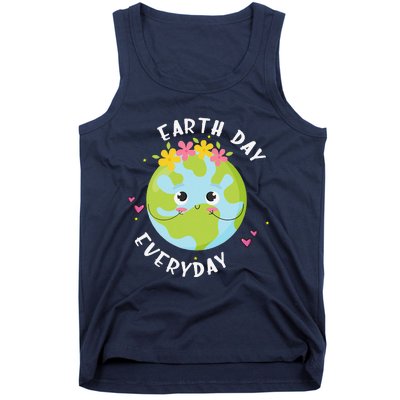 Earthday Everyday Cute Women Teacher Tank Top