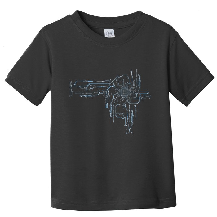 Electrical Engineer Computer Cpu Core Circuit Board Toddler T-Shirt