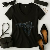 Electrical Engineer Computer Cpu Core Circuit Board Women's V-Neck T-Shirt