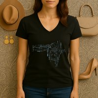 Electrical Engineer Computer Cpu Core Circuit Board Women's V-Neck T-Shirt