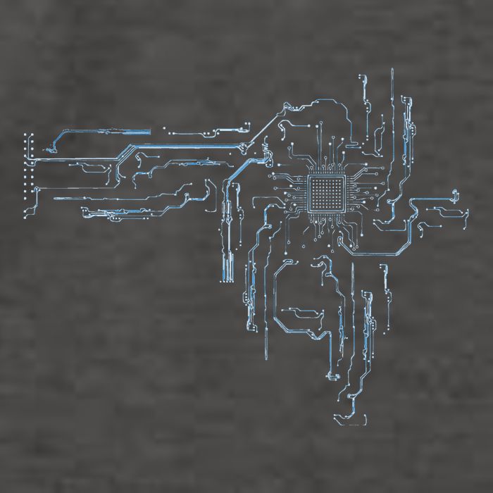 Electrical Engineer Computer Cpu Core Circuit Board Vector Backpack