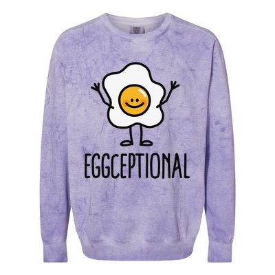 Eggceptional Exceptional Child Autism Awareness Colorblast Crewneck Sweatshirt