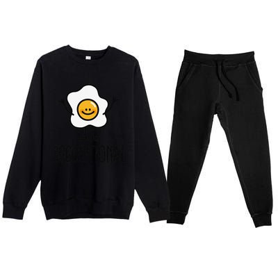 Eggceptional Exceptional Child Autism Awareness Premium Crewneck Sweatsuit Set