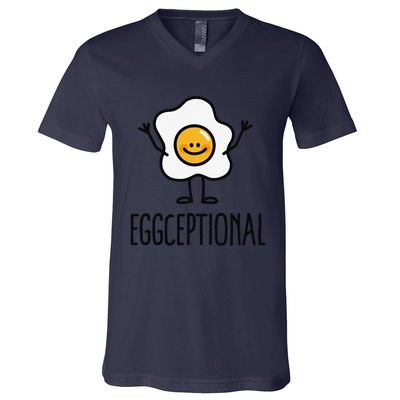 Eggceptional Exceptional Child Autism Awareness V-Neck T-Shirt