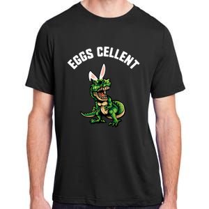 Easter Eggs Cellent Trex Dinosaur Bunny Ears Gift Adult ChromaSoft Performance T-Shirt