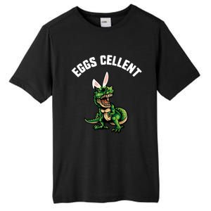 Easter Eggs Cellent Trex Dinosaur Bunny Ears Gift Tall Fusion ChromaSoft Performance T-Shirt