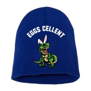 Easter Eggs Cellent Trex Dinosaur Bunny Ears Gift Short Acrylic Beanie