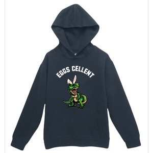 Easter Eggs Cellent Trex Dinosaur Bunny Ears Gift Urban Pullover Hoodie