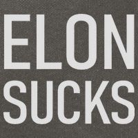 Elon Electric Car Ceo Anti Elon Sucks Black Fun Elon Sucks Motif Lightwe Cotton Canvas Backpack