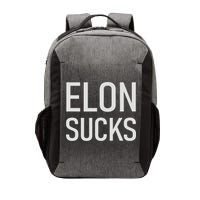 Elon Electric Car Ceo Anti Elon Sucks Black Fun Elon Sucks Motif Lightwe Vector Backpack
