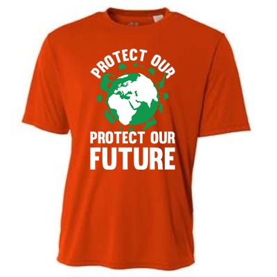 Environt Earth Day Protect Our Earth Protect Our Future Gift Cooling Performance Crew T-Shirt